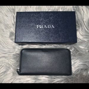 Prada Zip Around Wallet